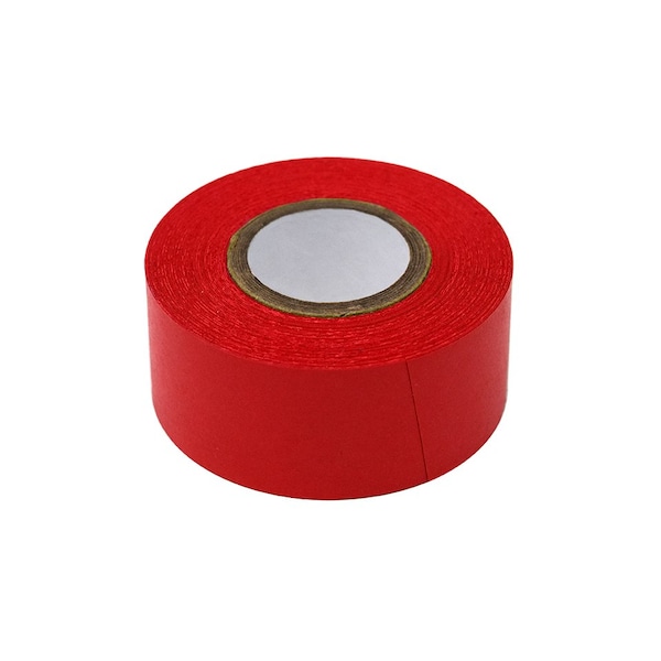 Labeling Tape, 1" x 500" per Roll, 3 Rolls/Box, Rose, 3PK